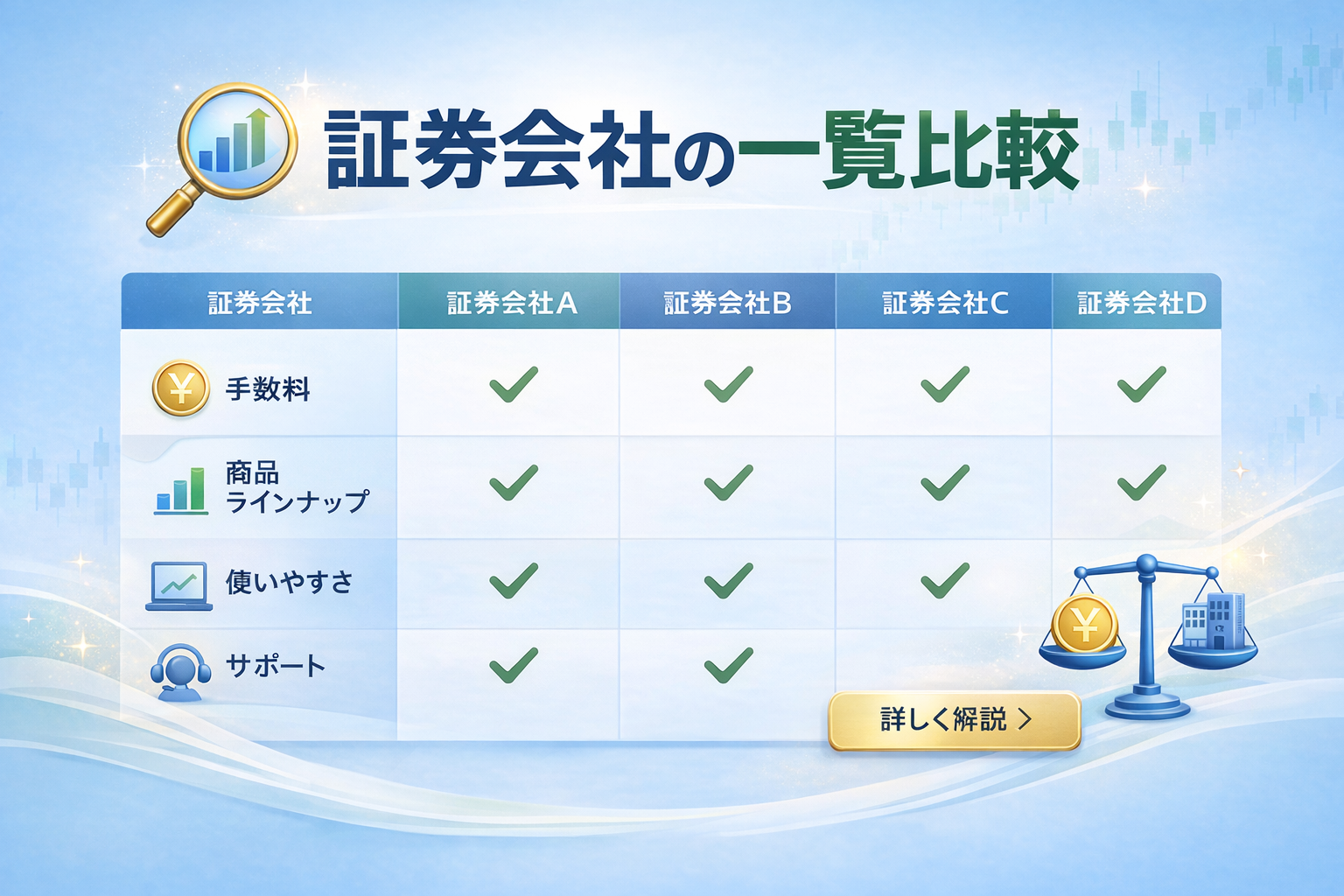 証券会社一覧比較ページ