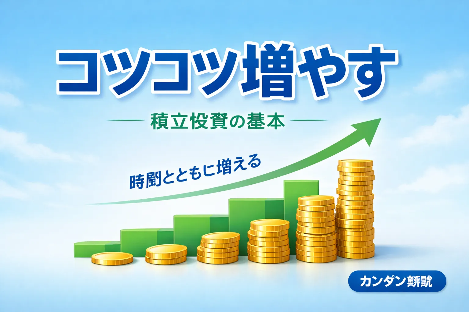 積立投資の基本を学ぶイメージ